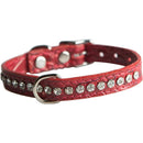 OmniPet Signature Leather Crystal Dog Collar Made in USA OmniPet