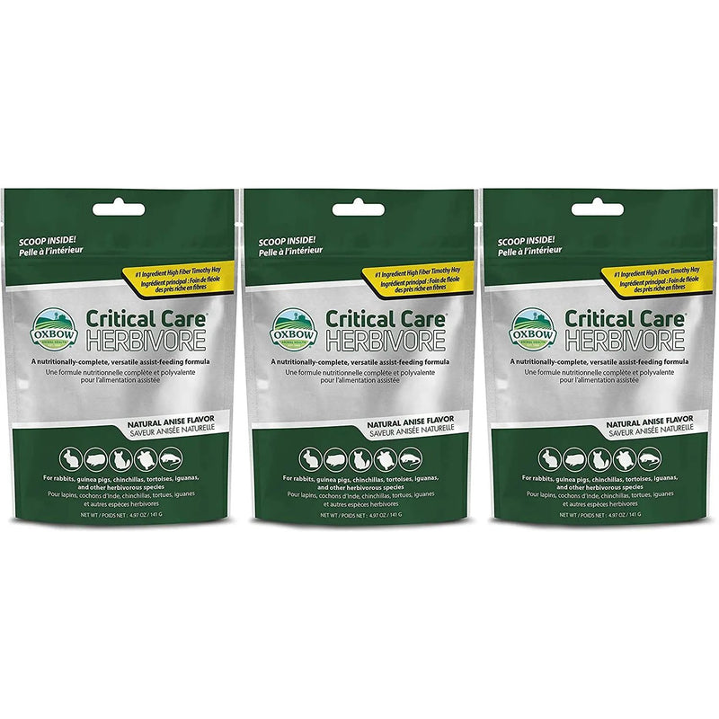 Oxbow Animal Critical Care Premium Anise Food 4.97 oz. 3-Pack Oxbow