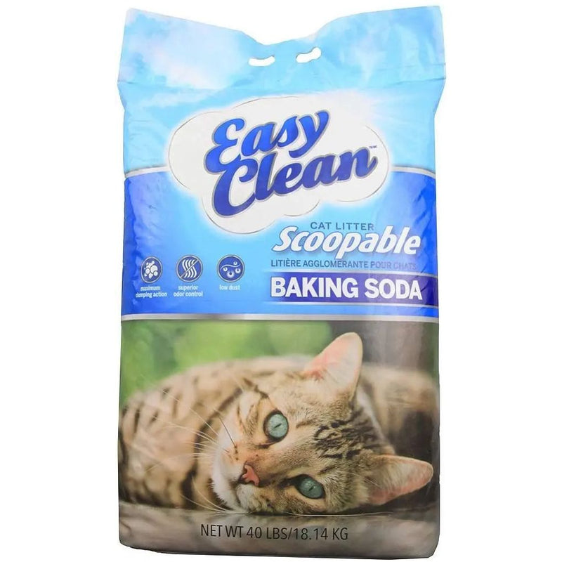 Pestell Easy Clean Clumping Cat Litter with Baking Soda 40 lbs. Pestell