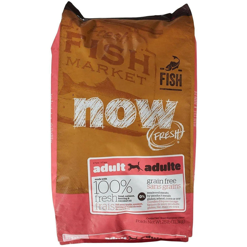 Petcurean Now Fresh Grain-Free Fish for  Adult Dog Food 25 lbs. Now Fresh