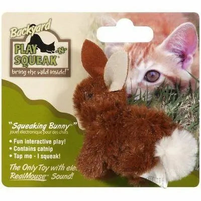 Play-N-Squeak Squeaking Catnip Cat Interactive Toy Mouse Sound Our Pet