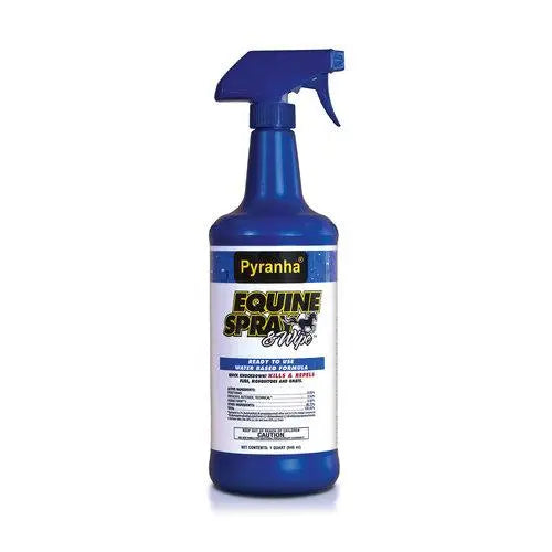 Pyranha Equine Spray N' Wipe Fly Spray for Horses 32 oz. Pyranha