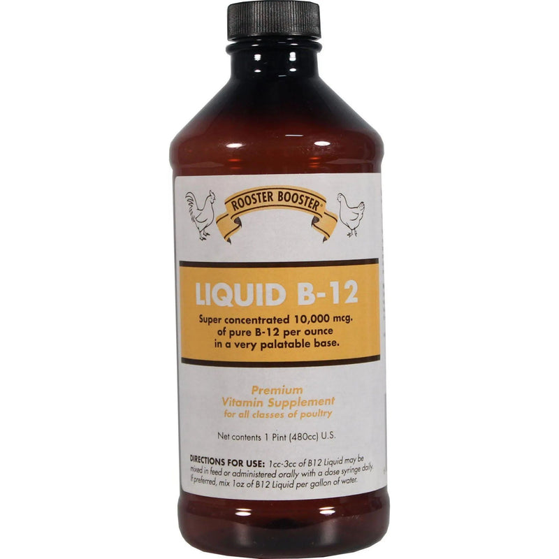 Rooster Booster Liquid B-12 Plus Vitamin K for All Poultry 16 oz. Rooster Booster