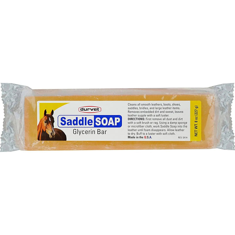 Saddle Soap Long Lasting Glycerin Bar Pine Scented 8 oz. Durvet