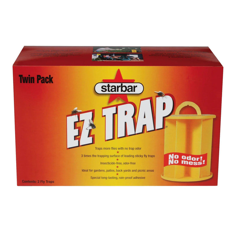 Starbar EZ Fly Trap Odor Free Sticky Glue Insect Killer Starbar