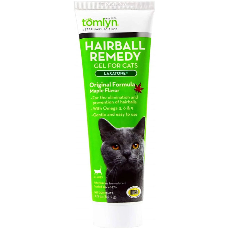 Tomlyn Laxatone Hairball Remedy Original Flavor for Cats 4.25 oz. Tomlyn