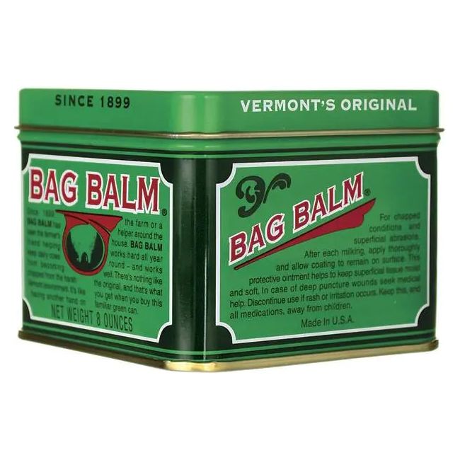 Vermont's Original Bag Balm Tin Utter Ointment 8 oz. Great For Humans Too Big Balm