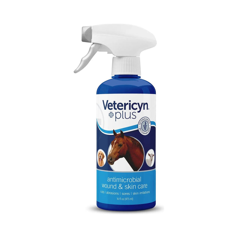 Vetericyn Plus All Animal Wound & Skin Care Treatment Safe & Effective 16 oz. Vetericyn