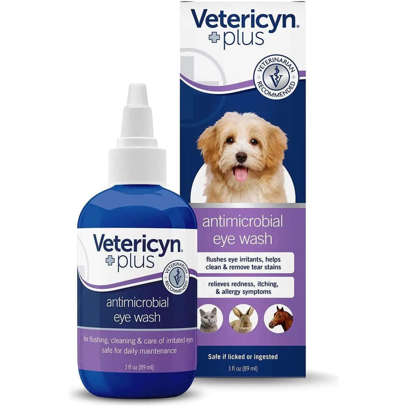 Vetericyn Plus Eye Wash All Animal Dog Cat Eye Infections & Cleanser 3 oz. Vetericyn