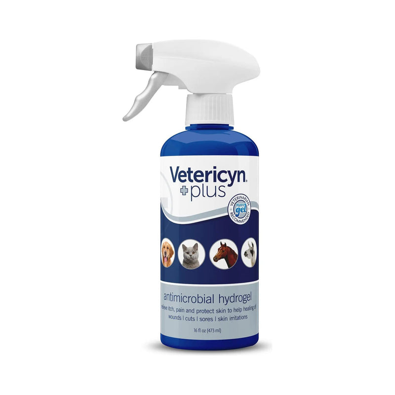 Vetericyn Wound & Skin Care HydroGel Spray Irritation Infection Treatment 16 oz. Vetericyn