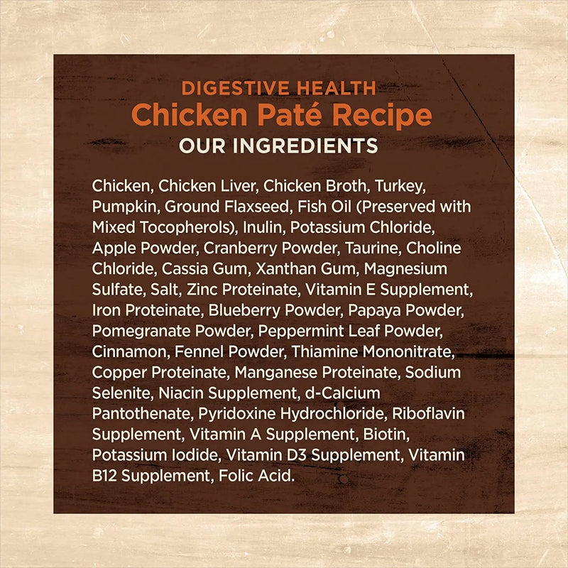 Wellness Core Digestive Health Chicken Pate Wet Cat Food 3 oz. Wellness Natural Pet Food
