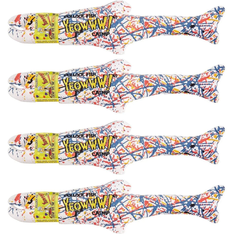 Yeowww! Catnip Pollock Fish Cat Toy Yeowww!