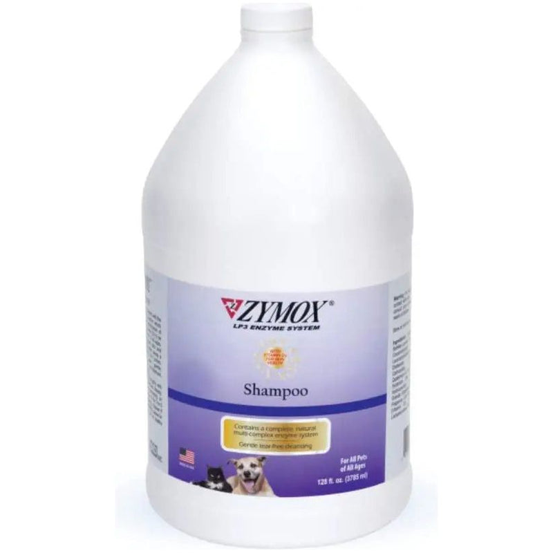 ZYMOX Anti-Itch Shampoo for Dogs and Cats 1 Gallon, Made in USA ZYMOX