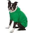 Zack & Zoey Fleeced Lined Hoodie Dog Large Green Piccardmeds4pets.com