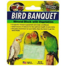 Zoo Med Bird Banquet Mineral Block Vegetable Seed Formula Food 1 oz. Zoo Med
