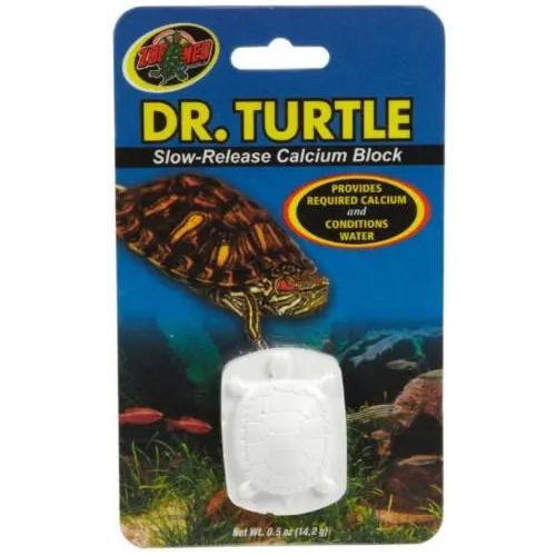 Zoo Med Dr.Turtle Slow-Release Sulfa Calcium Block Conditions Water Zoo Med