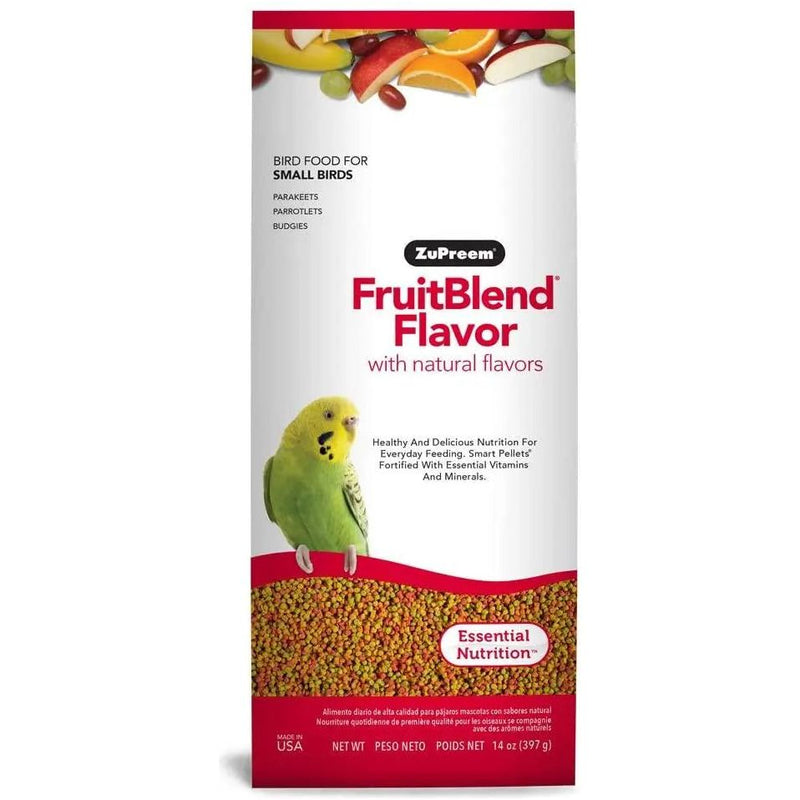 ZuPreem Fruitblend Natural Fruit Flavors Daily Bird Food ZuPreem