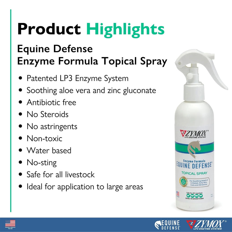 Zymox Equine Defense Topical Enzymatic Spray 8 oz. ZYMOX