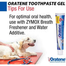Zymox Oratene Brushless Toothpaste Gel for Dogs and Cats, 2.5oz ZYMOX