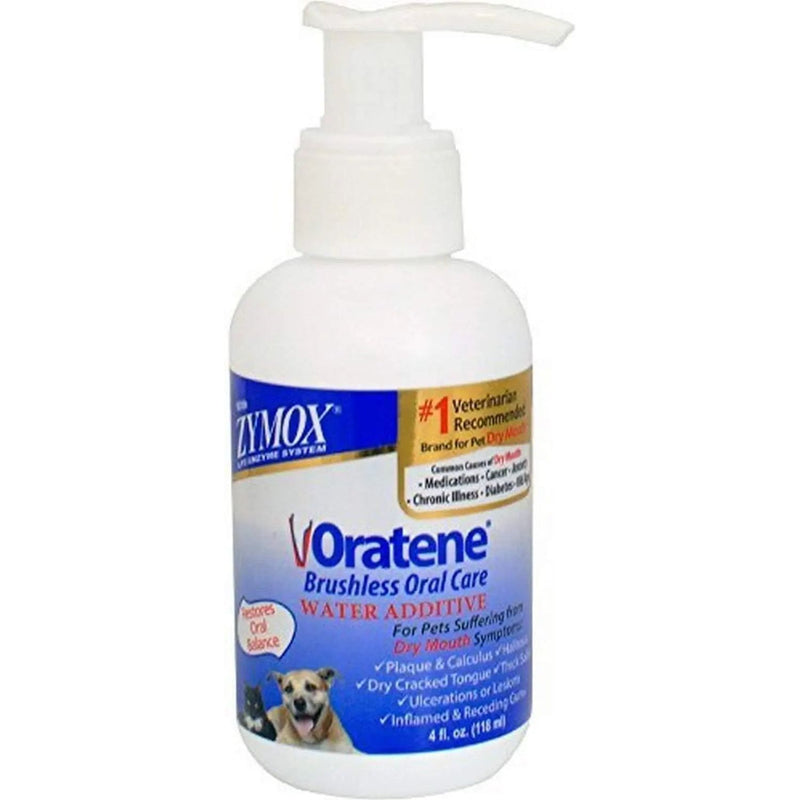 Zymox Oratene Enzymatic Brushless Oral Care Water Additive 4 oz. ZYMOX
