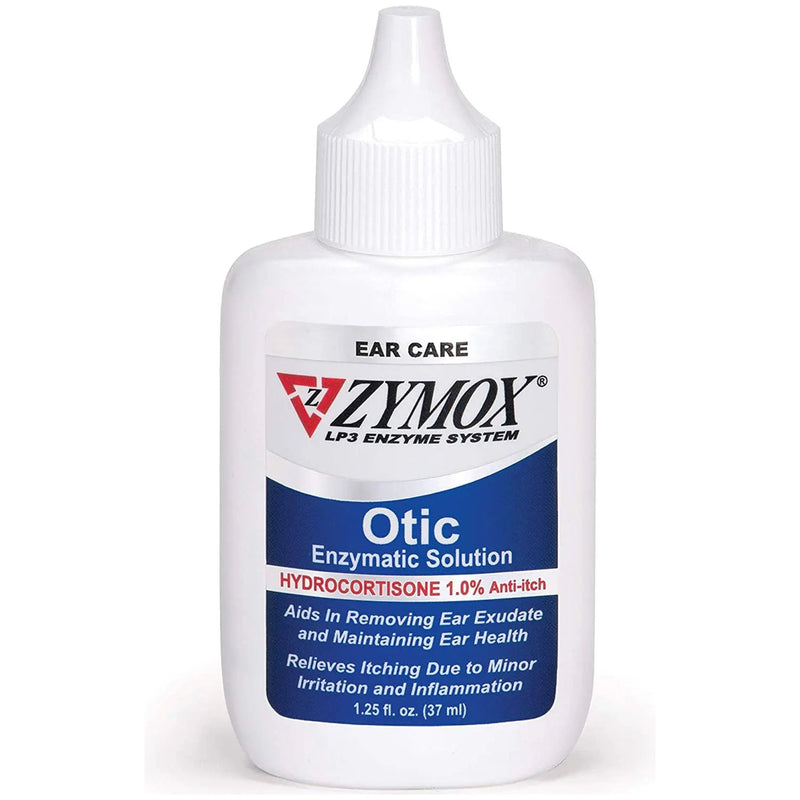 Zymox Otic Pet Ear Treatment with Hydrocortisone 1.25oz ZYMOX