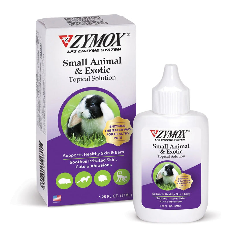 Zymox Small Animal & Exotic Topical Solution 1.25 oz. ZYMOX