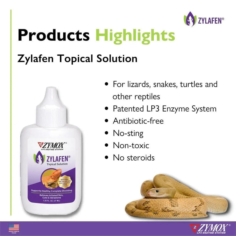 Zymox Zylafen Topical Solution W/o Hydrocortisone 1.25 oz. ZYMOX