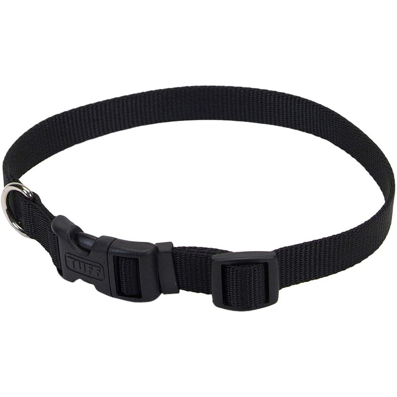 Coastal Pet Products 1-Inch Nylon Adjustable Dog Collar, Large, Black Coastal Pet Products