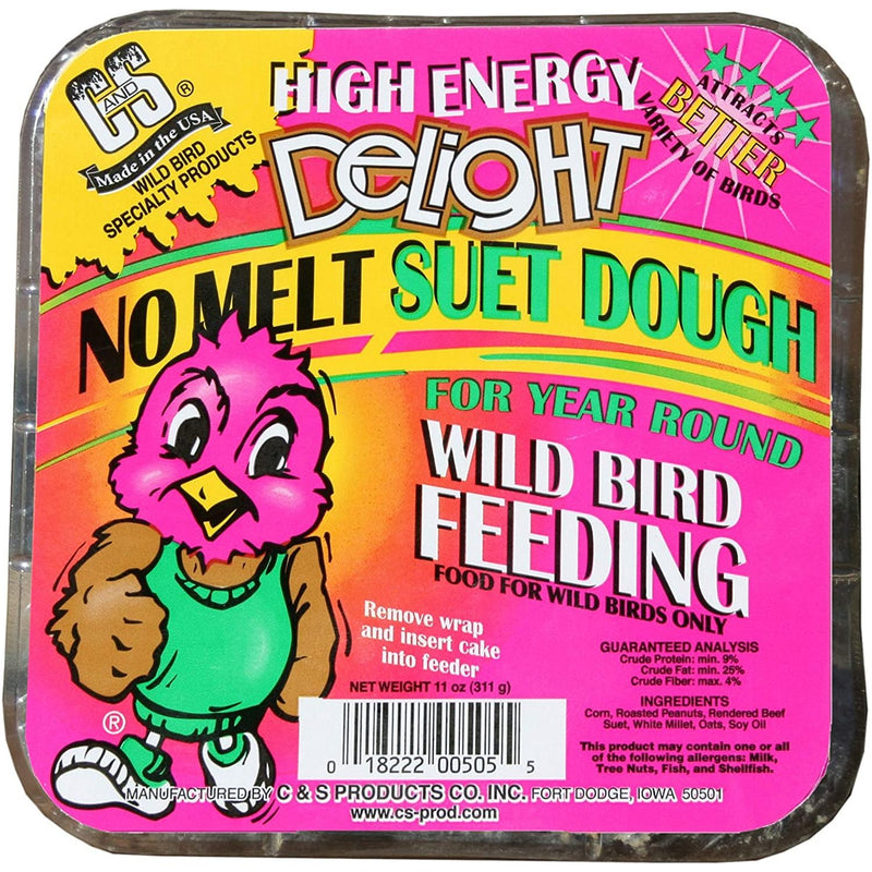 C&S High Energy Delight No Melt Suet Dough Bird Food 11.75 oz. C&S