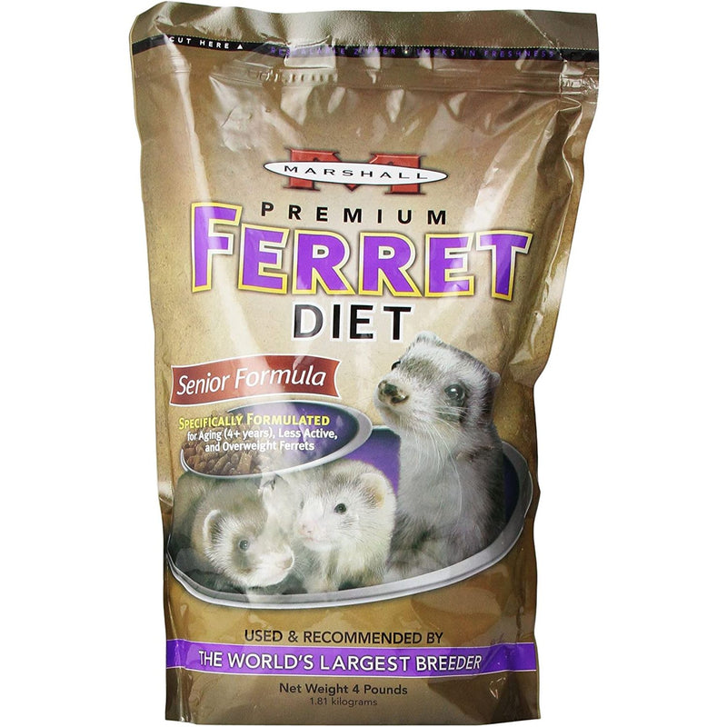 Marshall Pet Products Premium Ferret Diet Senior Formula 4 lbs. Marshall Pet Products