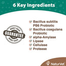 NaturVet Advanced Probiotics & Enzymes Powder for Pets 4oz. NaturVet