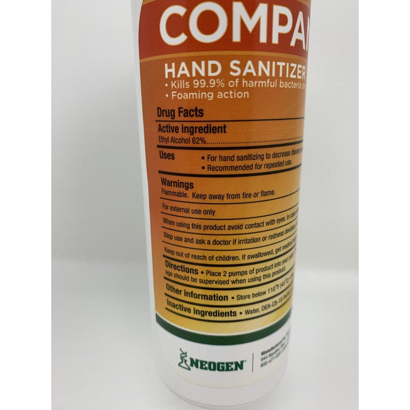 Neogen Companion Foam Hand Sanitizer 7 oz. Neogen