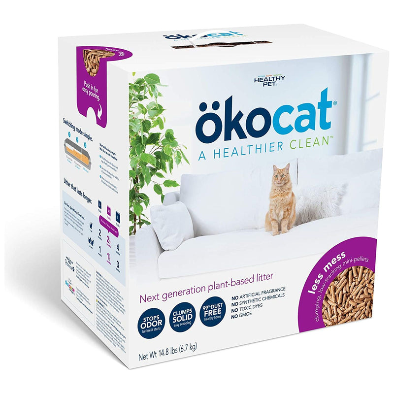 Okocat Less Mess Low-Tracking Mini-Pellets Litter 14.8LB ökocat